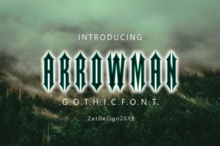 Arrowman: A Bold Decorative Typeface for Editorial Impact