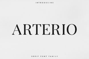 Arterio: A Bold Serif Font for Brand Identity