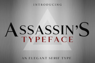 Assassin s: A Bold Serif Font for Strong Branding