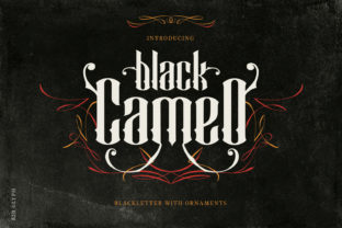 Black Cameo: A Bold Blackletter Font for Branding