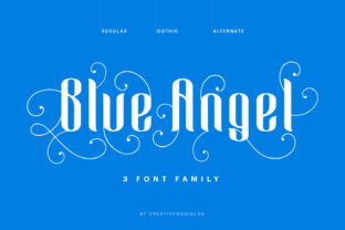 Blue Angel: A Bold Blackletter Font for Modern Campaigns
