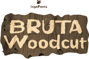 Bruta Woodcut Font Review for Web Designers
