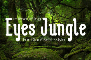 Eyes Jugle: A Bold Serif Font for Modern Branding