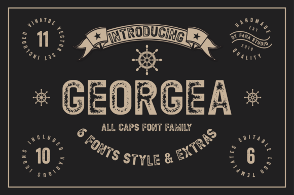 Georgea: A Bold Sans Serif Font for Branding