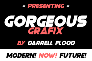 Gorgeous Grafix: A Bold Sans Serif Font for Makers