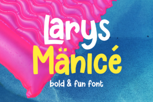 Larys Manice: A Bold Sans Serif Font for Crafters