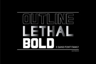 Lethal Family Font: Bold Branding for Small Business