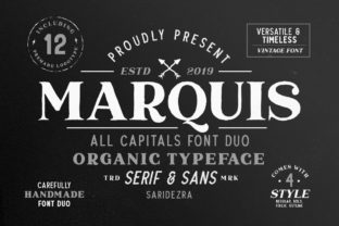 Marquis Duo: A Serif Font for Bold Campaigns