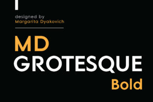 MD Grotesque Bold Typeface for Editorial Design