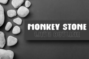 Monkey Stone: A Bold Sans Serif Font for Creators
