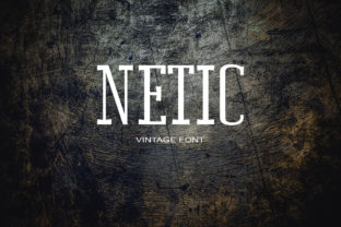 Netic: A Bold Serif Font for Digital Design