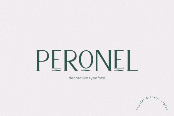 Peronel: A Bold Serif Font for Crafters