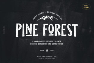 Pine Forest: A Bold Sans Serif Typeface for Web Design