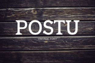 Postu: The Bold Serif Font for Brand Identity