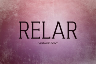 Relar: A Sweet Serif Font for Editorial Design