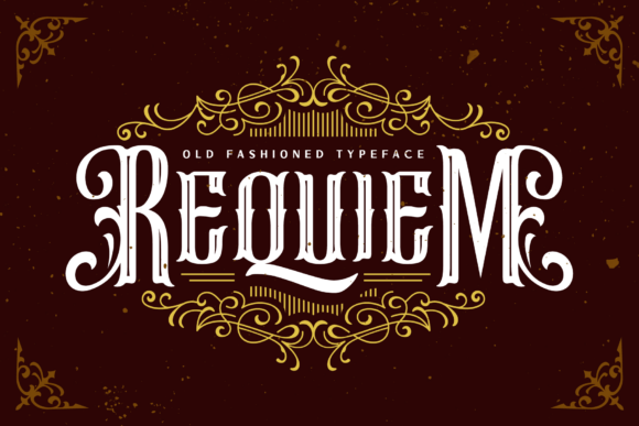 Requiem: A Bold Blackletter Font for Makers