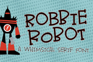 Robbie Robot: A Bold Serif Font for Editorial Design