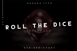 Roll the Dice: A Bold Sans Serif Font for Campaigns