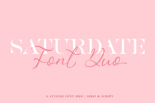 Saturdate Duo: A Typeface for Polished Branding