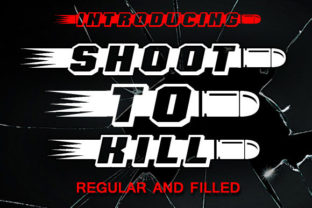 Shoot to Kill: A Bold Typeface for Brand Identity