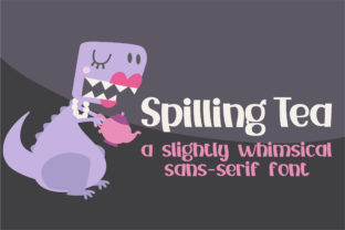 Spilling Tea: A Bold Typeface for Modern Brands