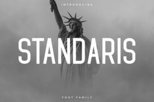 Standaris: A Bold Sans Serif Typeface for Modern Brands