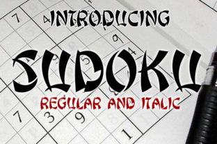 Sudoku Font: Bold Typography for Modern Web Design