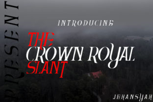 The Crown Royal Font: A Bold Serif for Branding