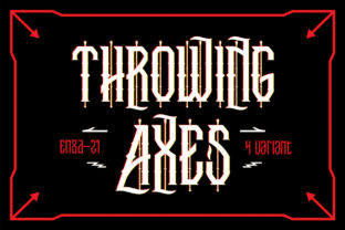 Throwing Axes Font: A Bold Choice for Brand Identity