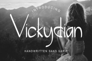 Vickydian: A Bold Sans Serif Font for Makers