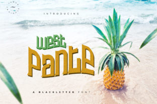 West Pante: A Bold Blackletter Font for Modern Campaigns